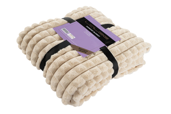 Harmony Plaid Fleece - Luxe Woondeken met 3D-Reliëf - Vloerkleed - Karpeto Vloerkleden