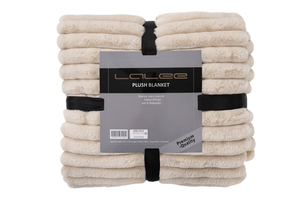 Plush Plaid Fleece 3D-Effect - Vloerkleed - Karpeto Vloerkleden