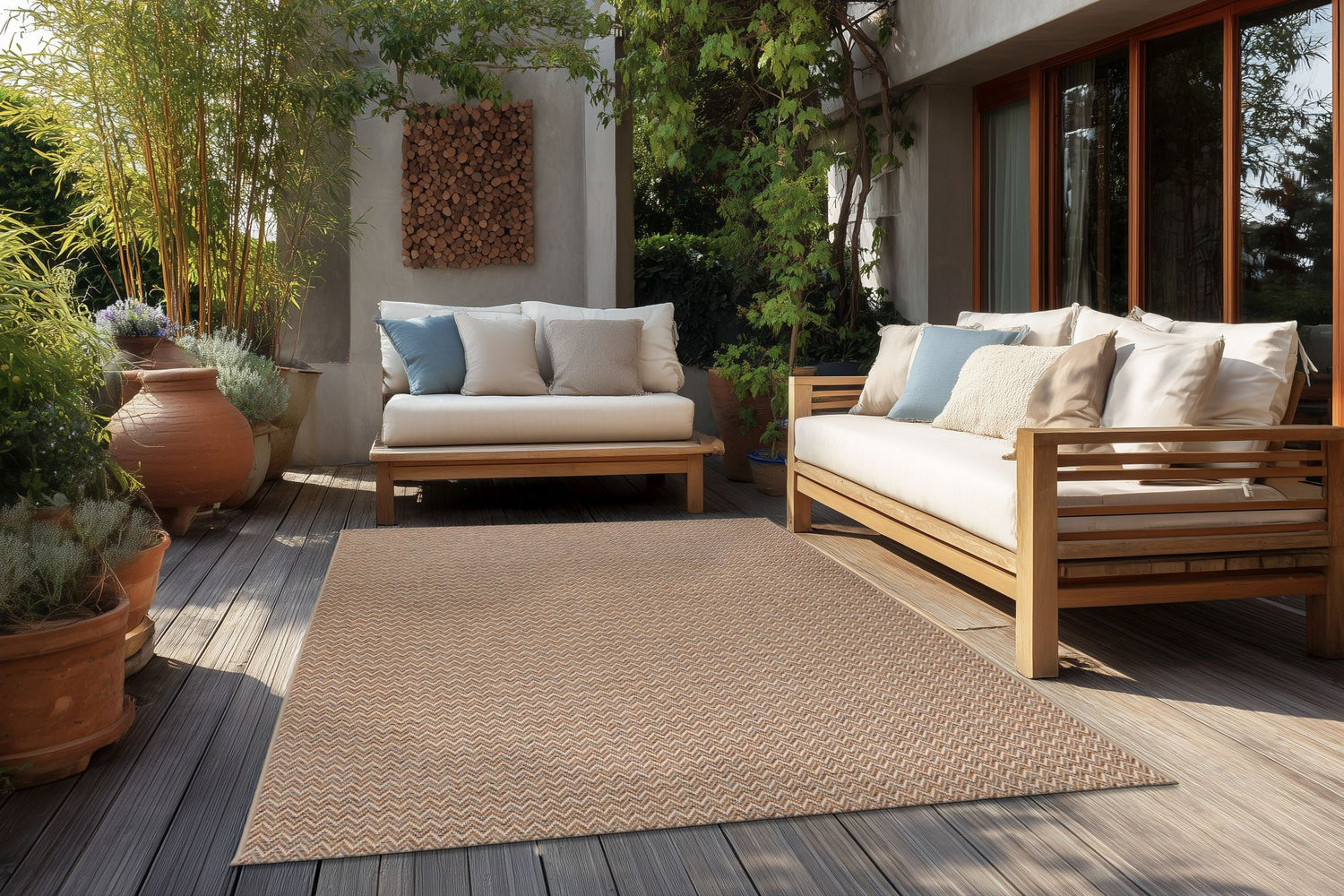 Fiesta Vloerkleed Outdoor Sisal-look - Vloerkleed - Karpeto Vloerkleden